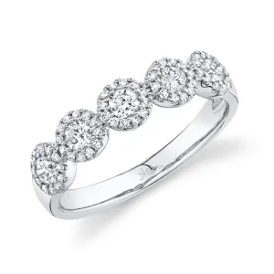 0.57 Ct 14K White Gold Diamond Ladies Band SC55002618Z8