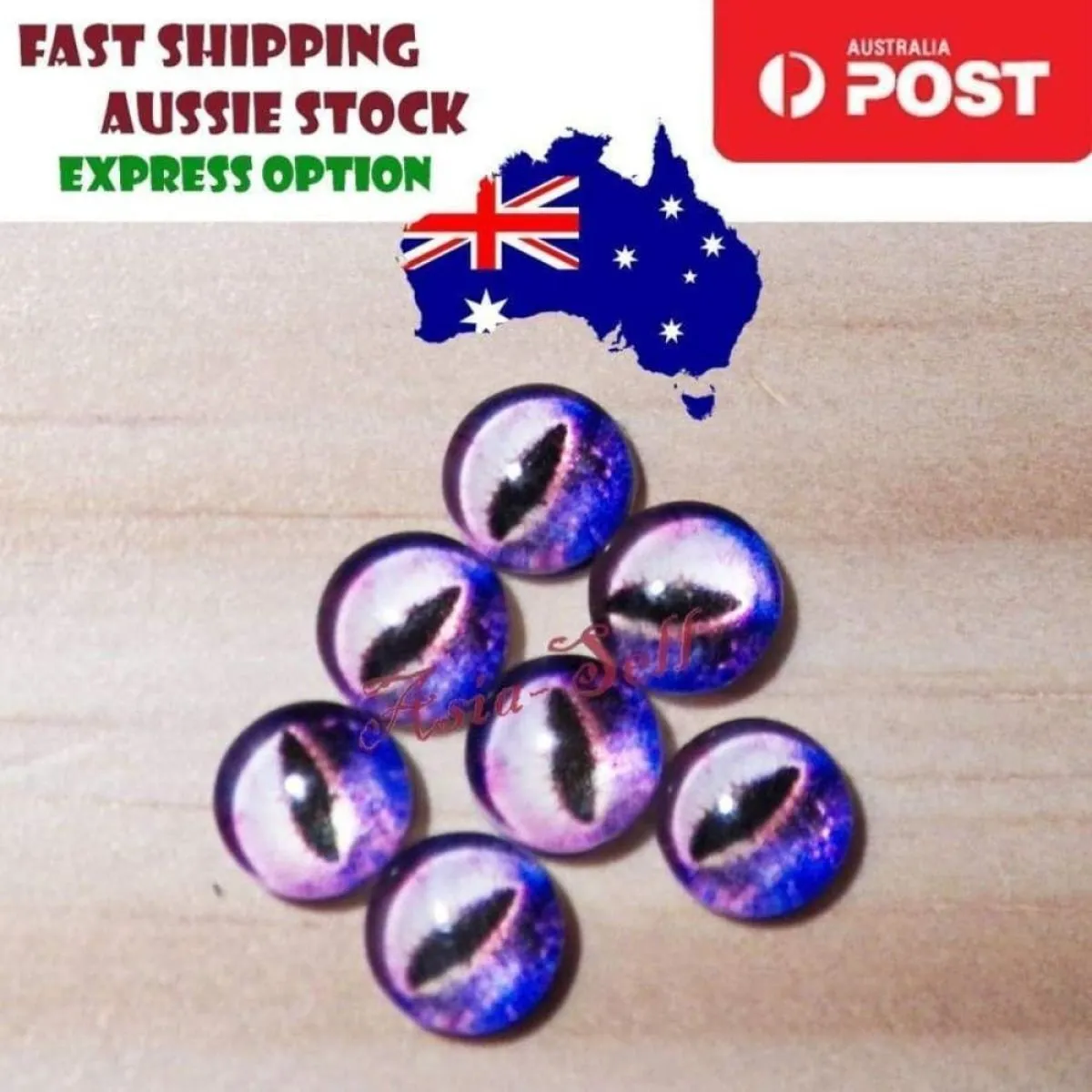 10pcs 15mm 18mm 20mm Glass Eyes Cabochon Lizard Cat Frog Animal Flat Dome Eye