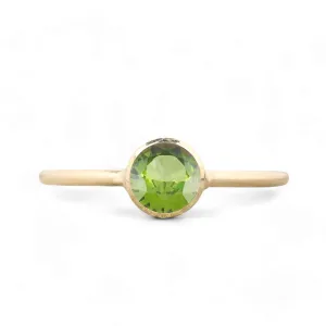 14K Gold Filled Peridot Stacking Ring