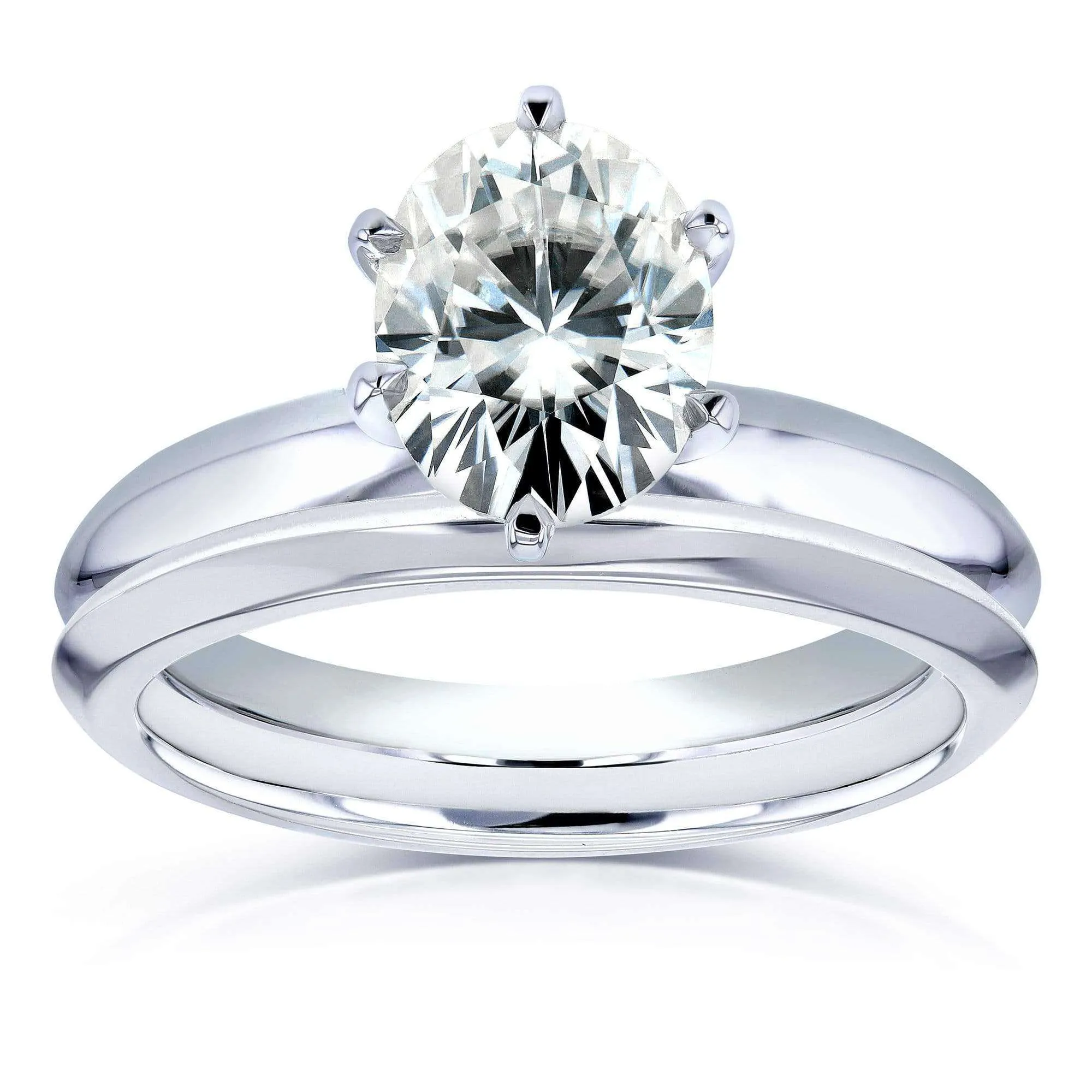1.5ct Knife-Edge Oval Bridal Set