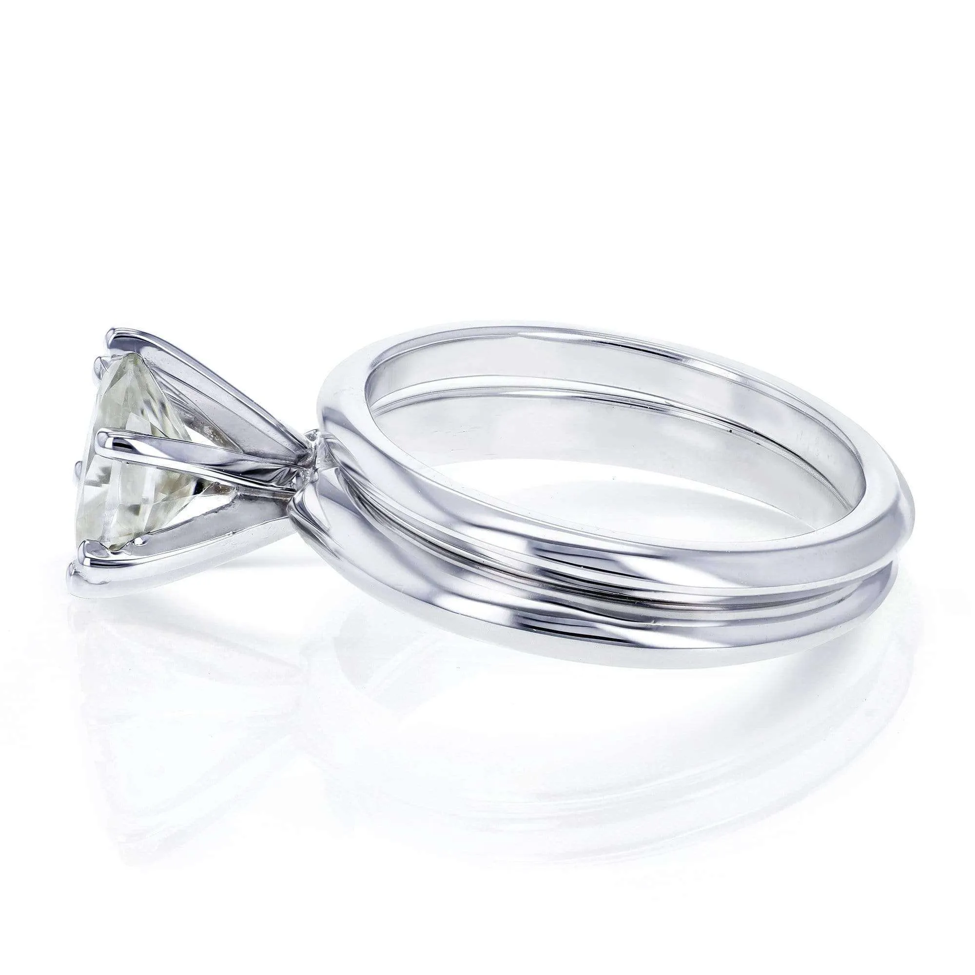 1.5ct Knife-Edge Oval Bridal Set