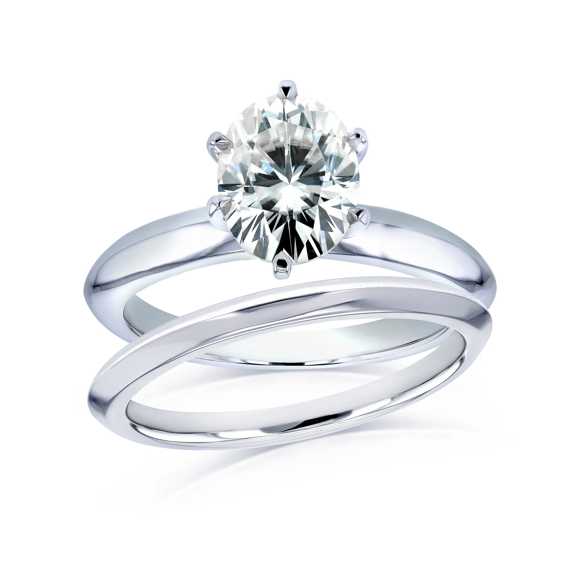 1.5ct Knife-Edge Oval Bridal Set
