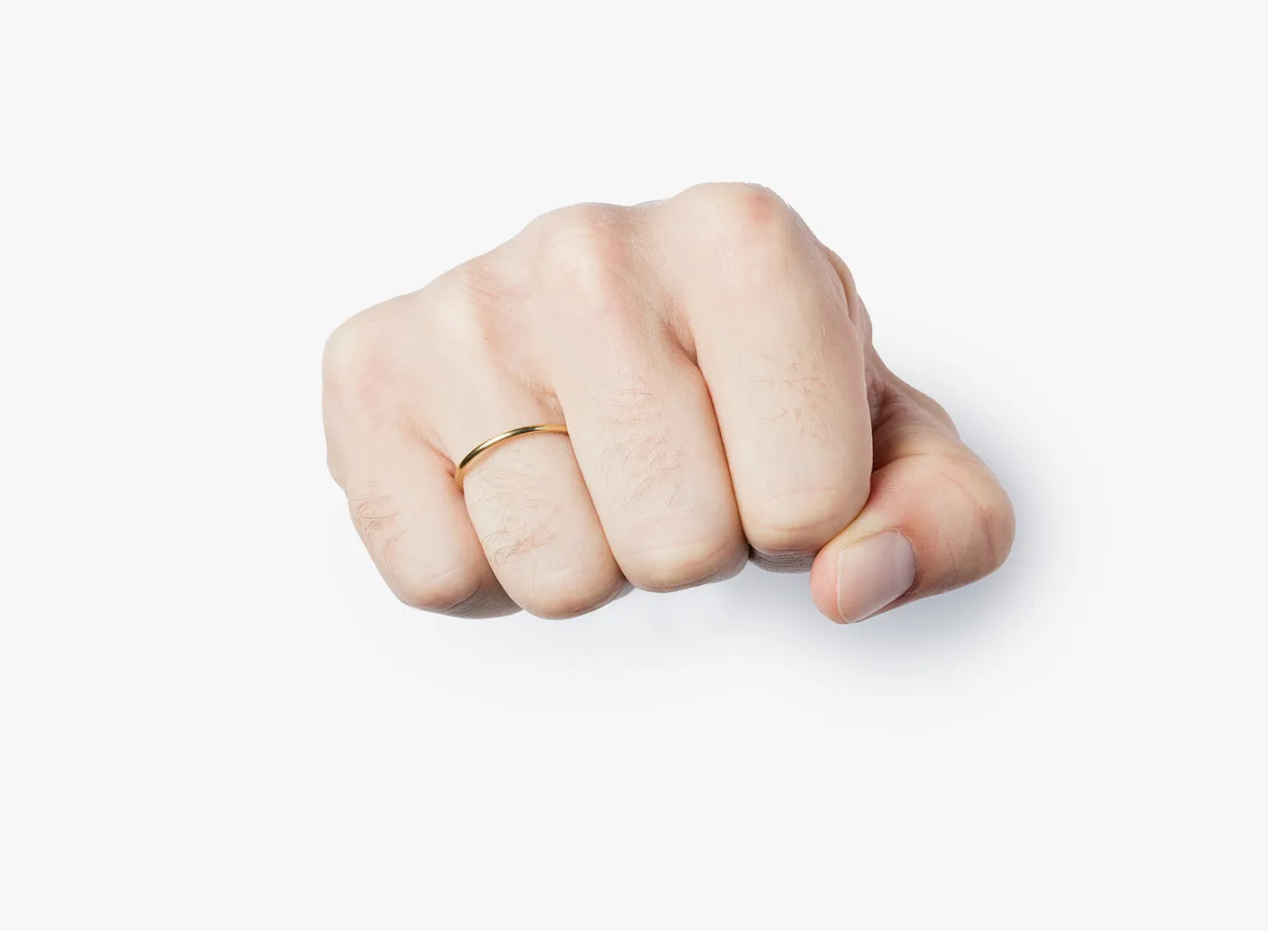 18 GA SOLID GOLD BAND 013