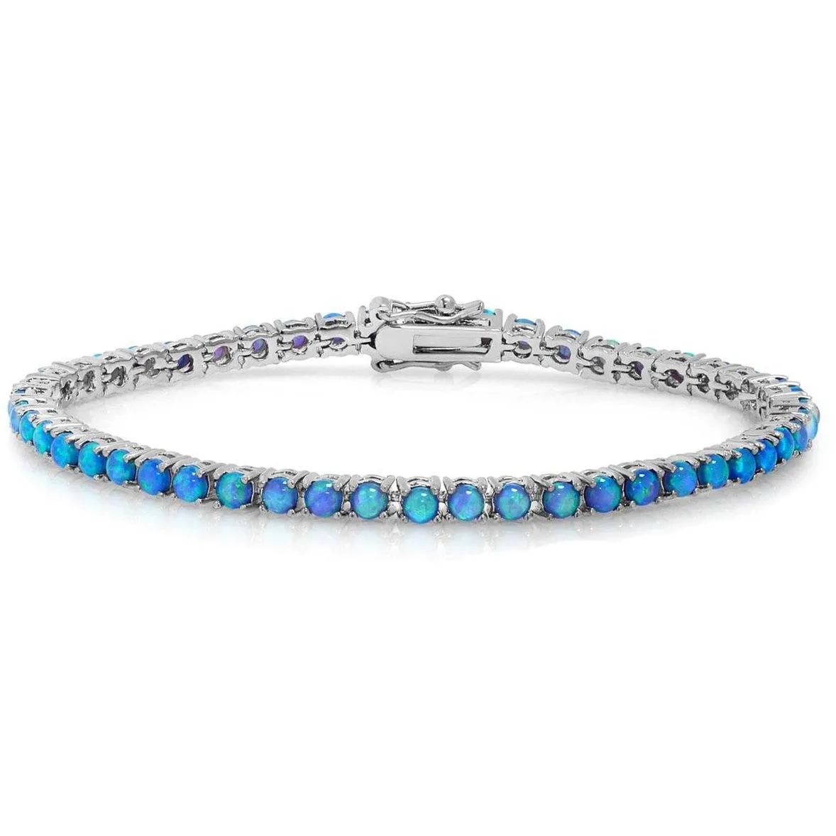 18K Gold Plated Opal Tennis Bracelets
