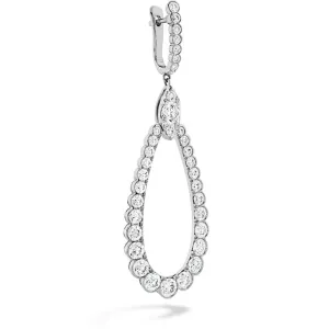 18KW 5ct Aerial Regal Drop Earrings