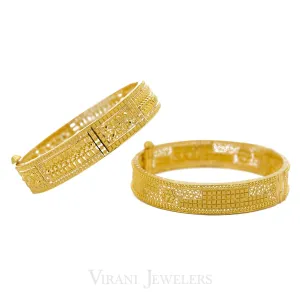 22K Gold 2 Piece Bangles