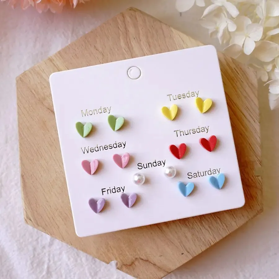 7 PCS Popular Exquisite Ceramic Earring