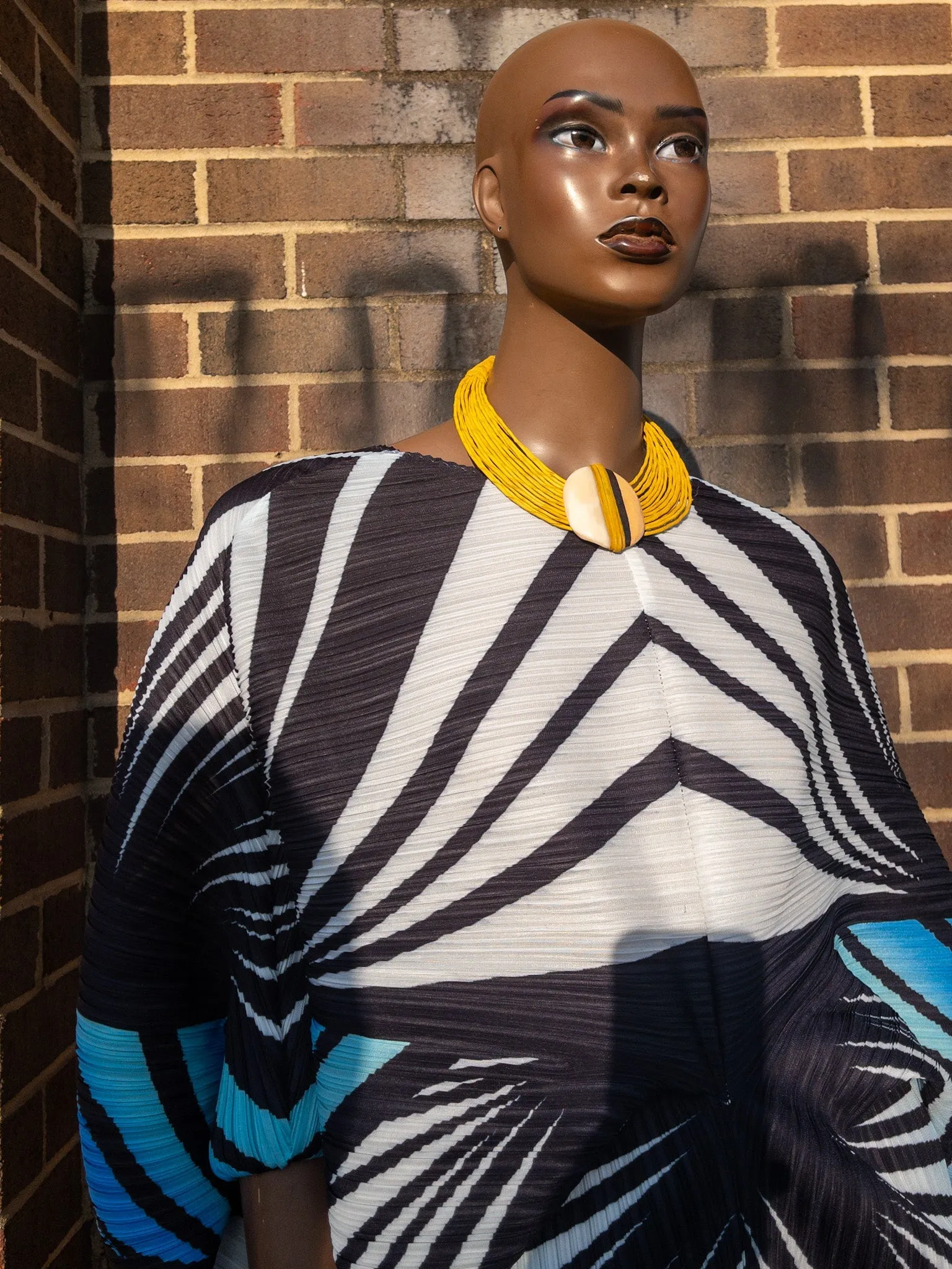 Abonteng Leather and Horn Necklace