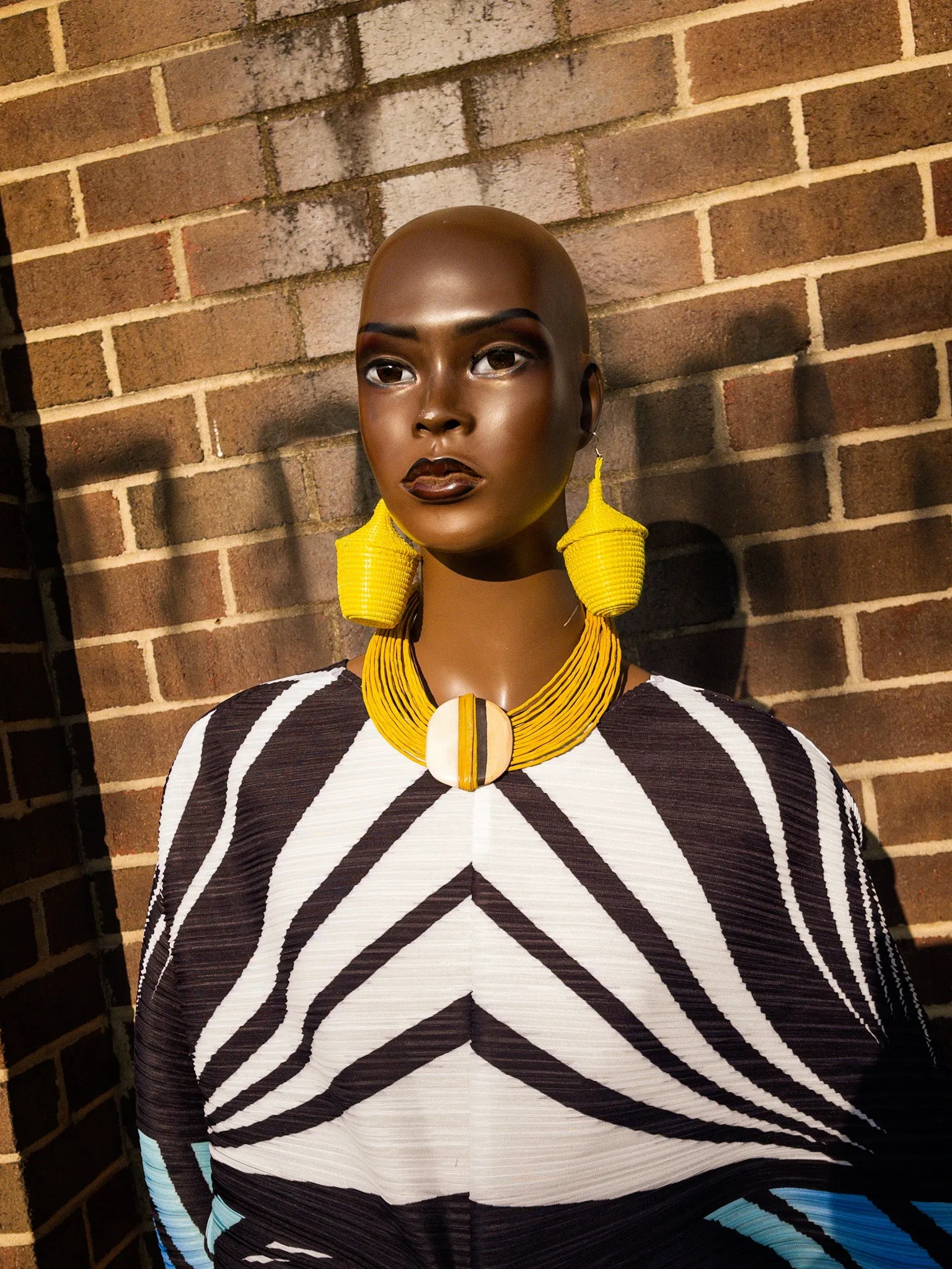 Abonteng Leather and Horn Necklace
