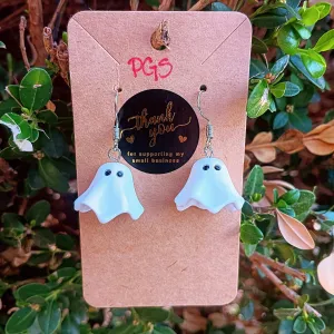 Adorable Ghost sheet Dangle Earrings