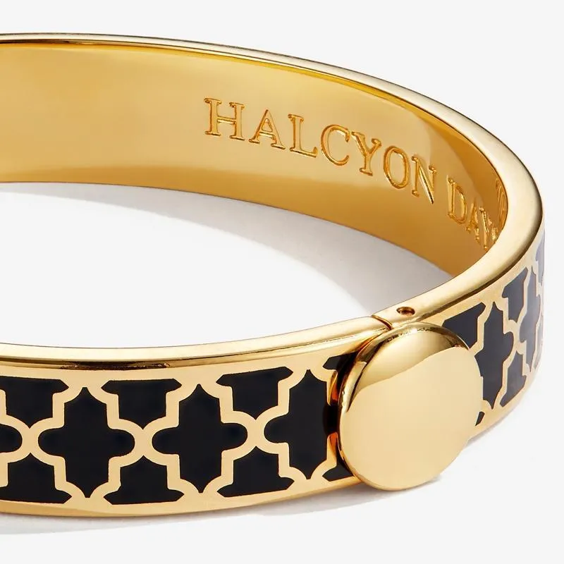 Agama Black & Gold Bangle