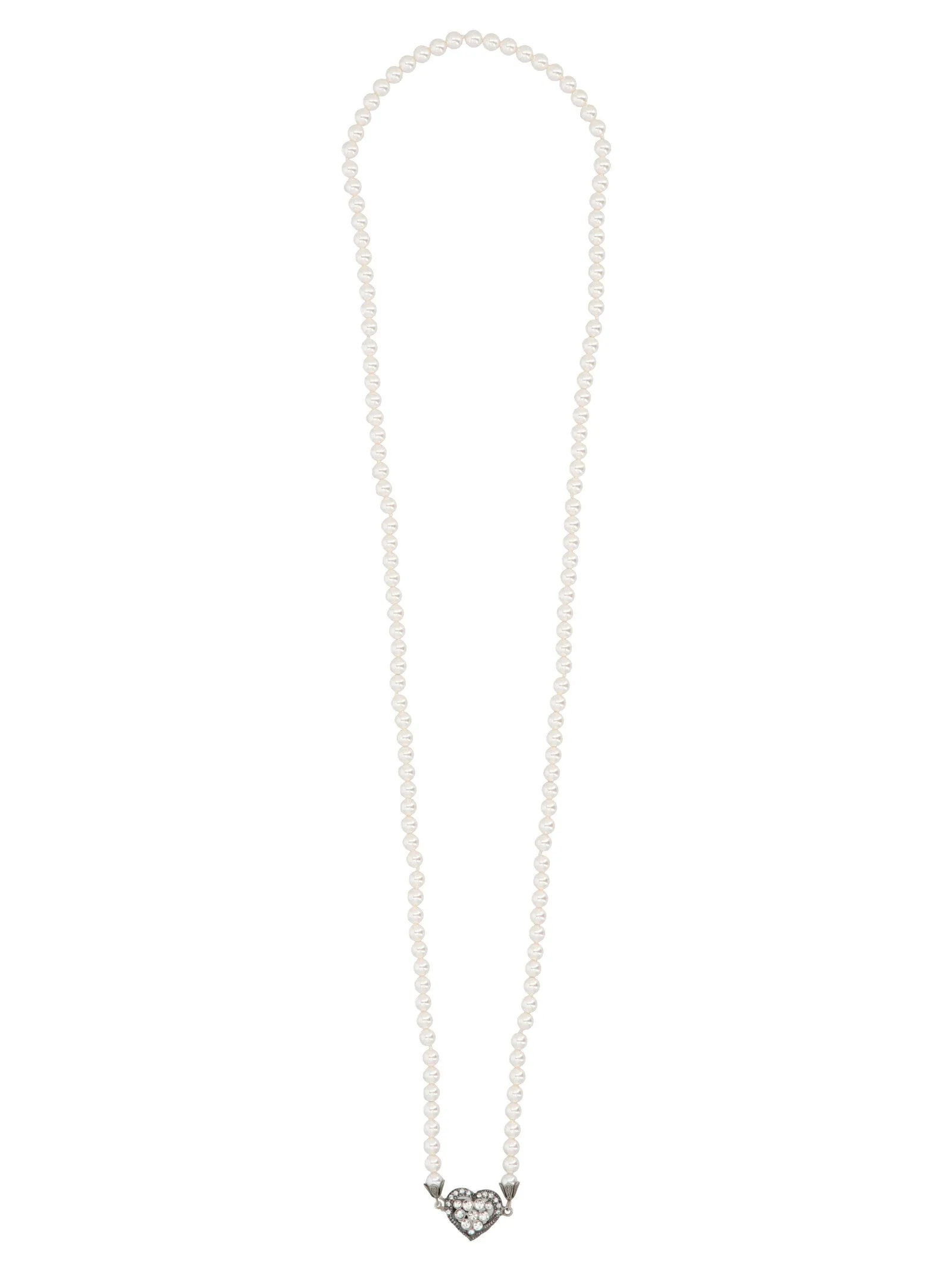Alessandra Rich Heart Charm Necklace