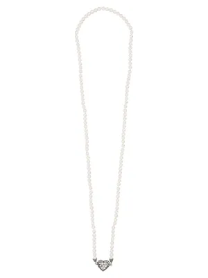 Alessandra Rich Heart Charm Necklace