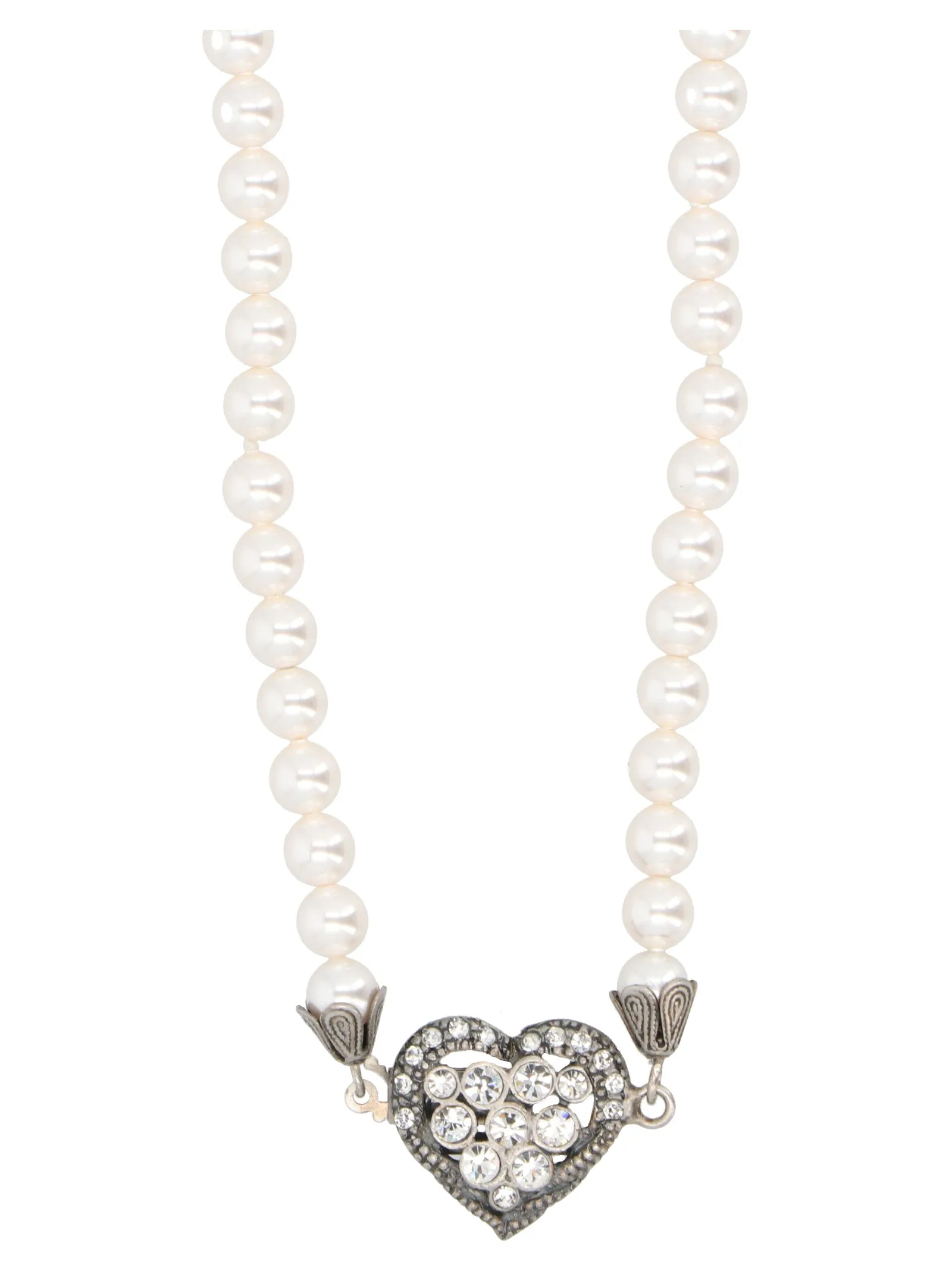 Alessandra Rich Heart Charm Necklace