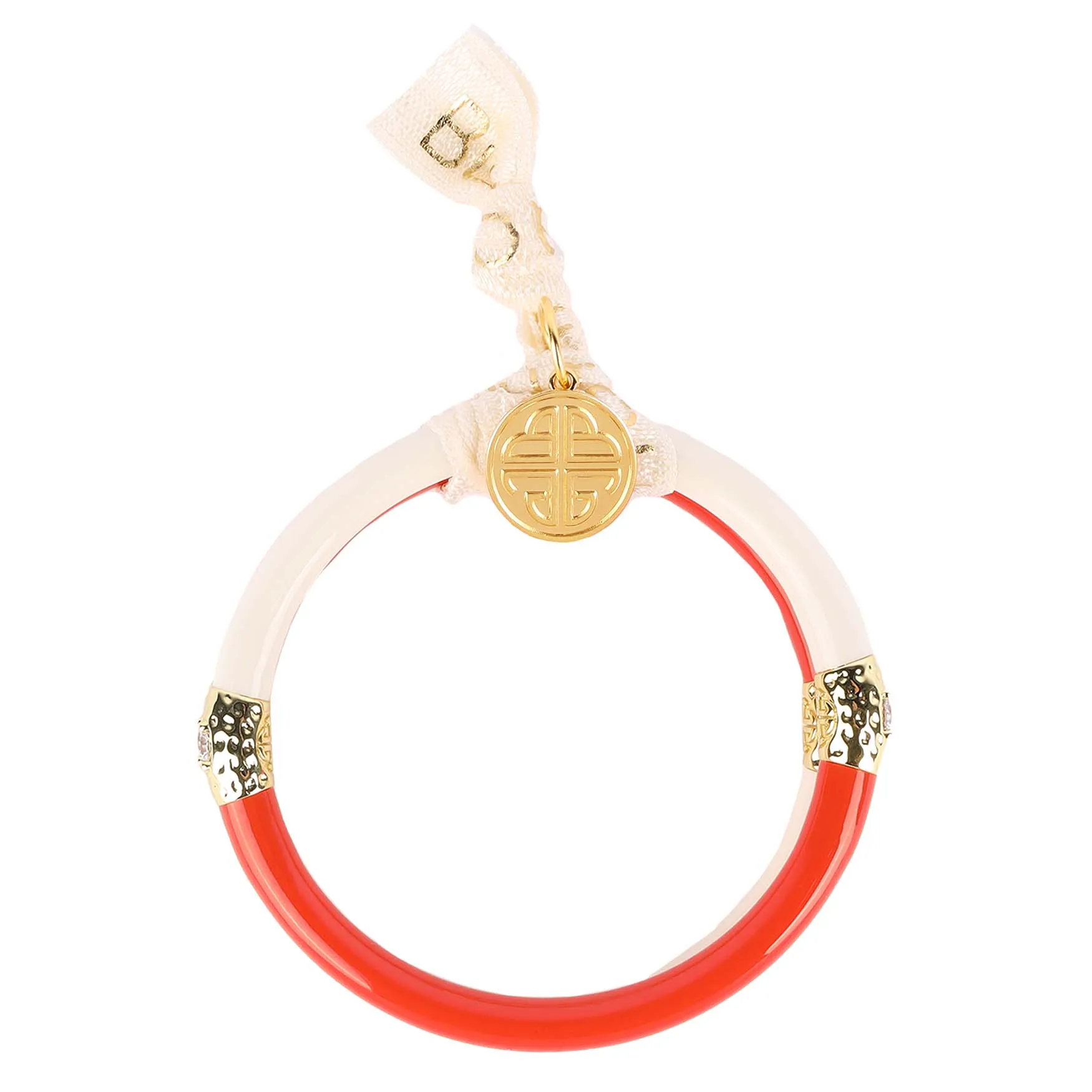All Weather Bangles • Yin & Yang • Coral & Ivory