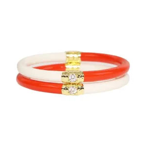 All Weather Bangles • Yin & Yang • Coral & Ivory