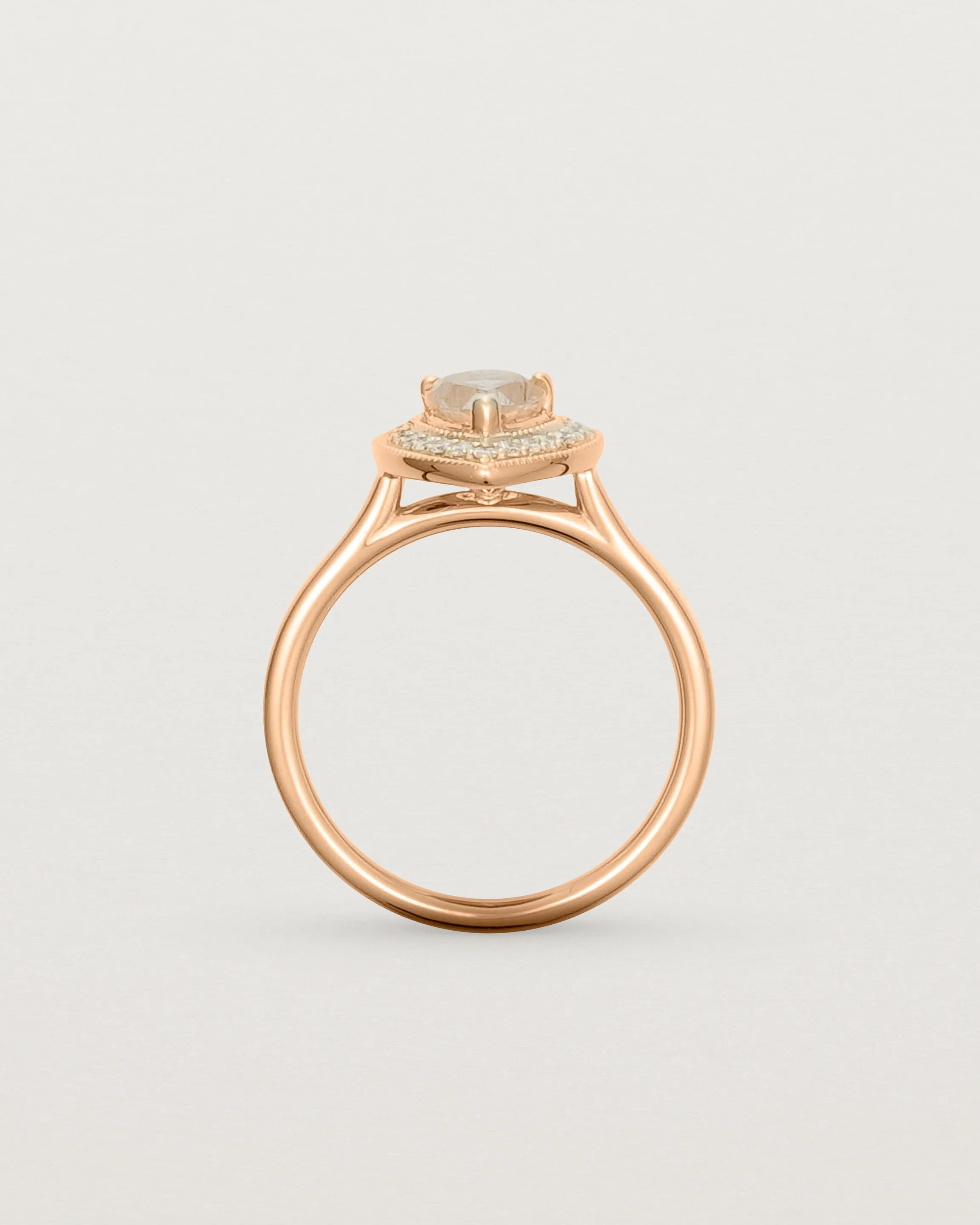 Aurie Halo Ring | Rutilated Quartz & Diamonds