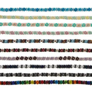 Beaded Flower Bracelet