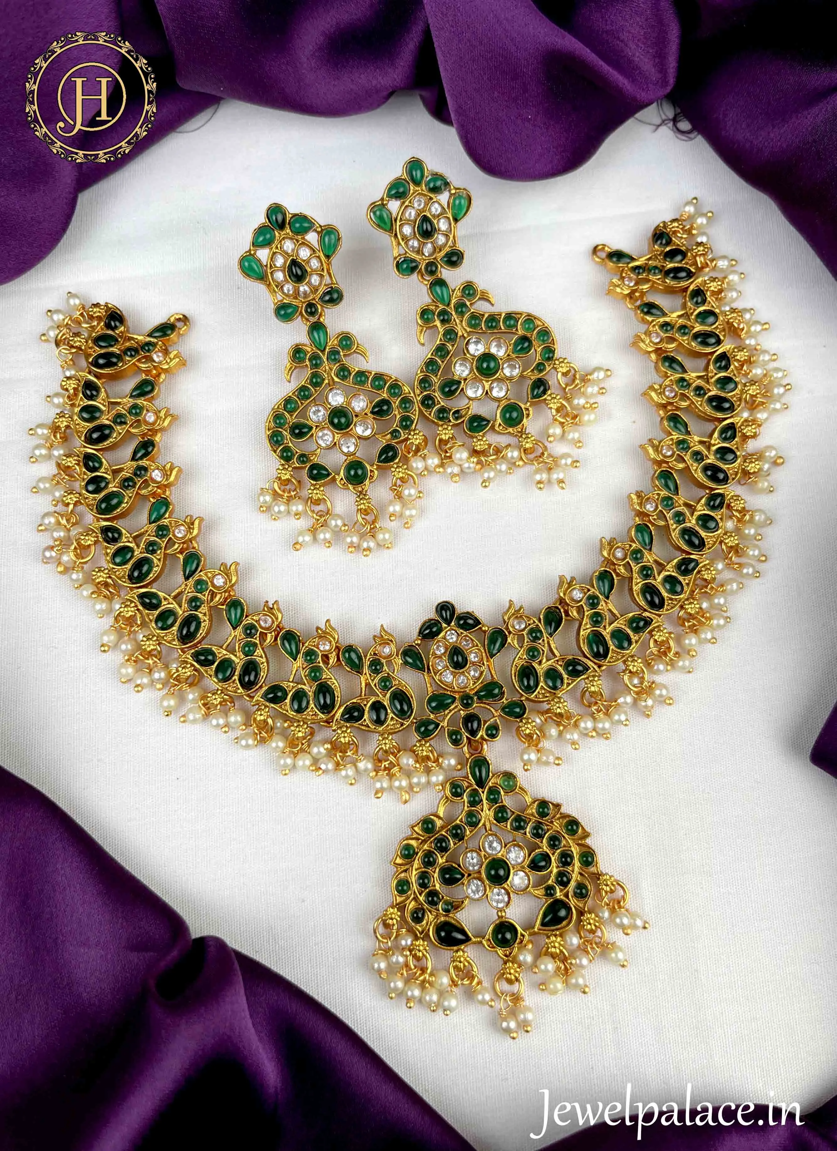 Beautiful Gold Plated Designer Necklace JH1755