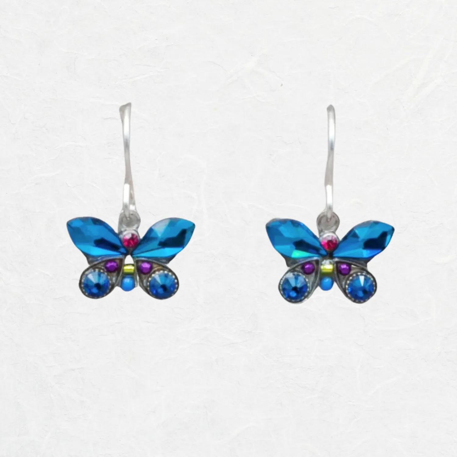 Bermuda Blue Butterfly Earrings