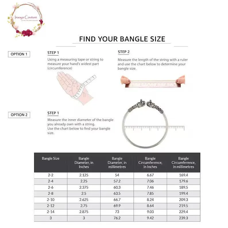 Bollywood Inspired Bangles Jewelry Set Premium Design Engagements