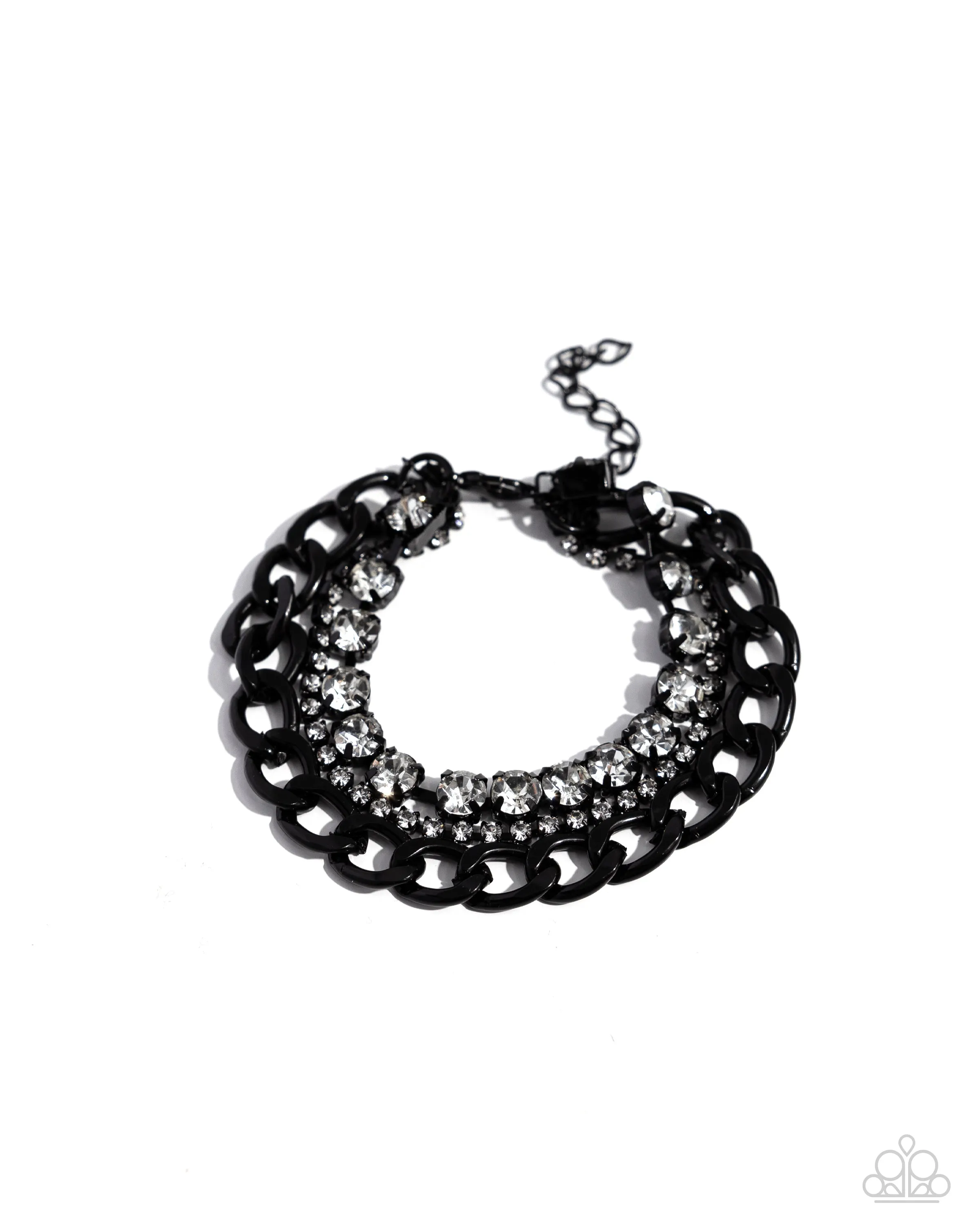 Bracelets Colorful Canvas - Black