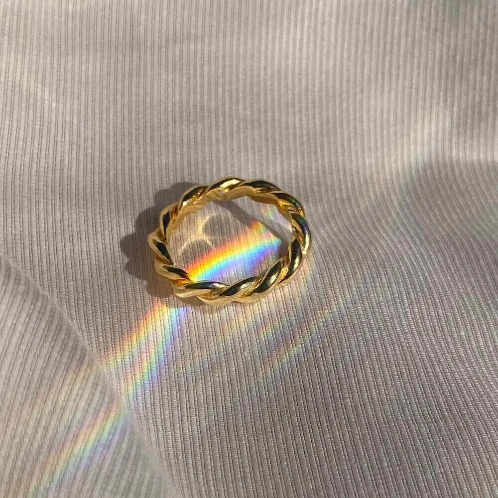 Braided Ring Silver