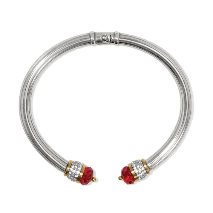 Brighton Meridian Red Open Hinged Bangle