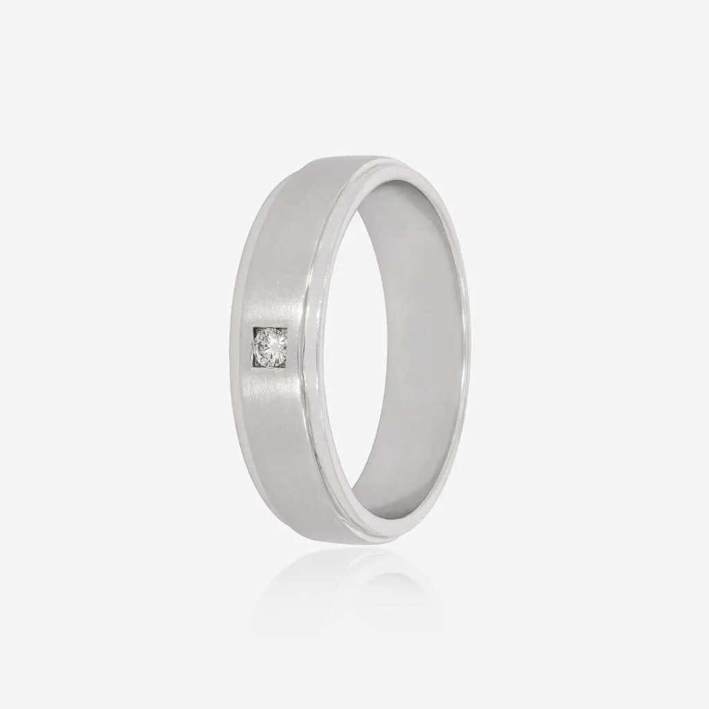 Bruce | 9ct Gold Men's Diamond Wedding Ring