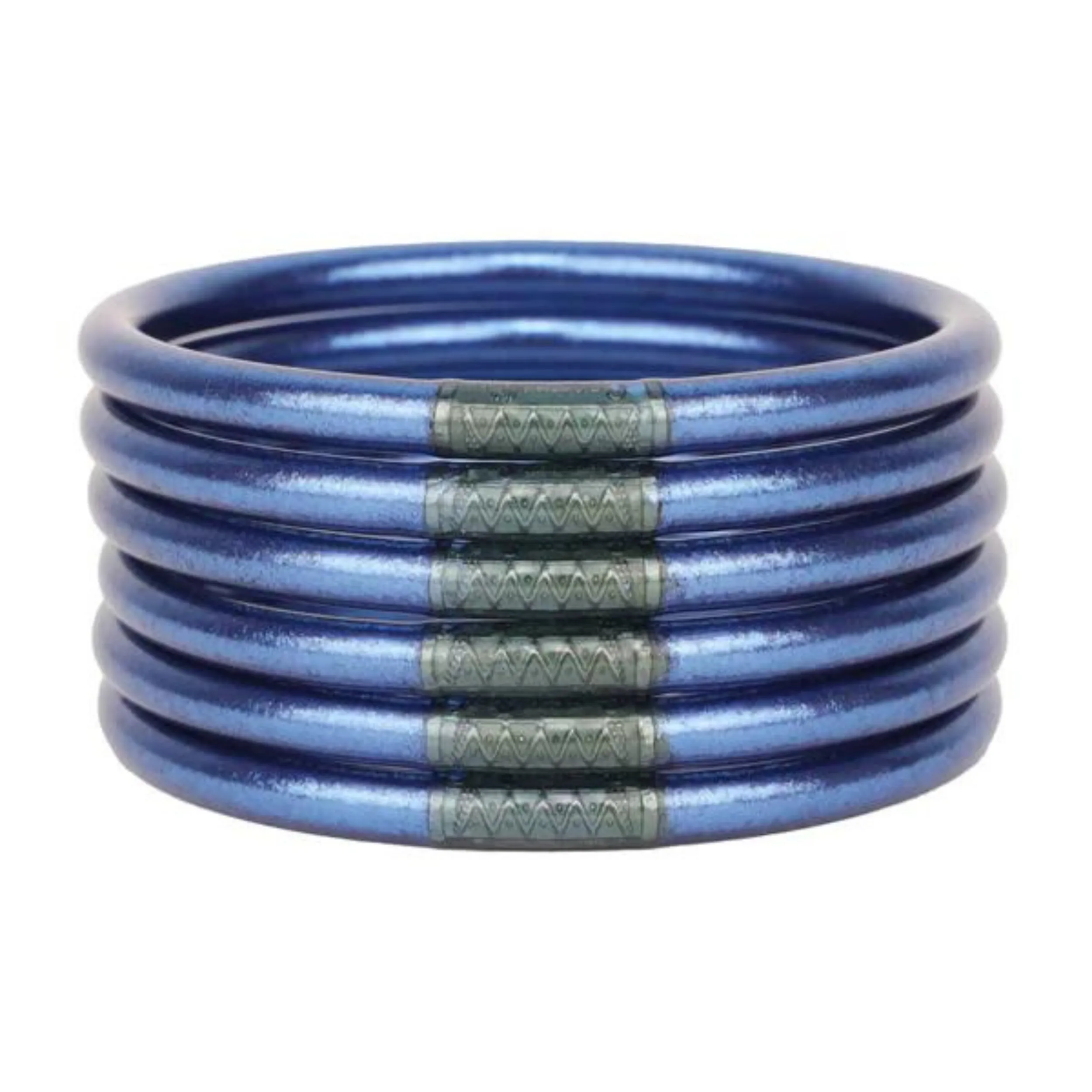 BuDhaGirl | Set of Six | All Weather Bangles in Marine