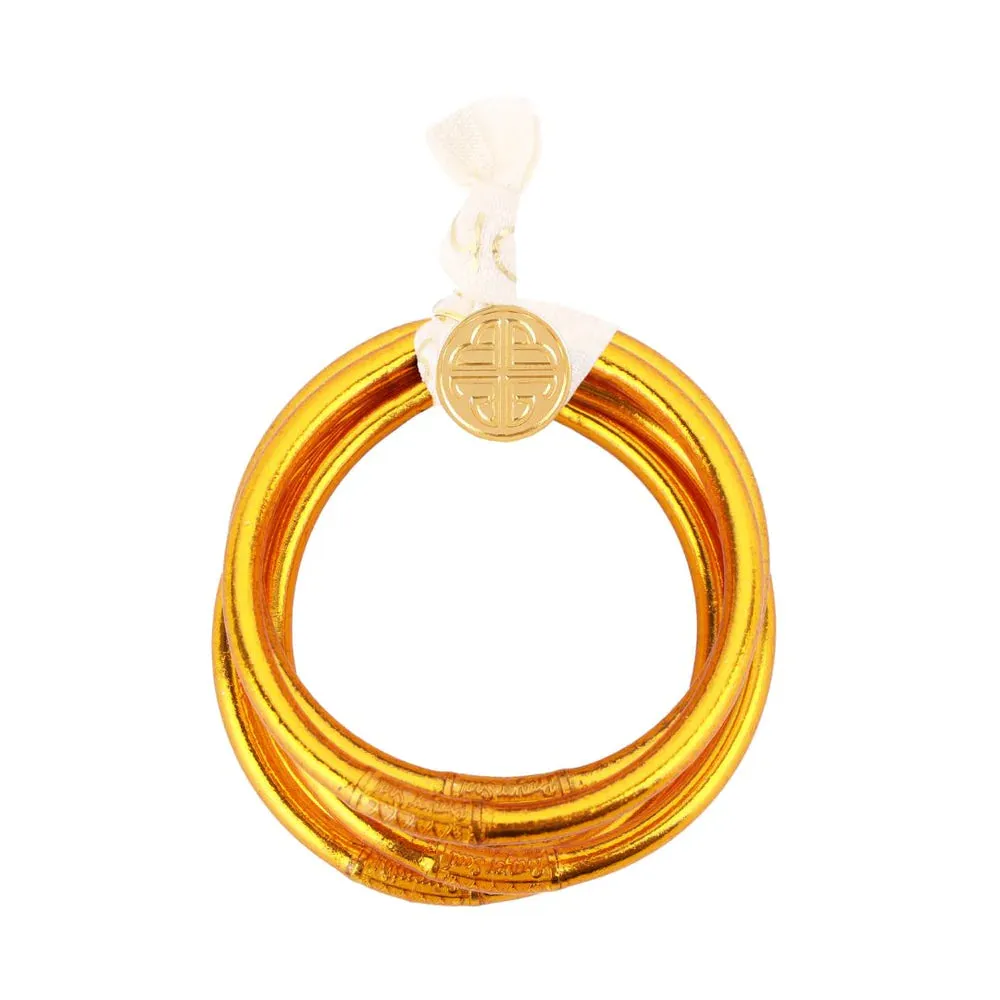 BuDhaGirl Spark All Weather Bangles® (AWB®) - Serenity Prayer - Set of 6