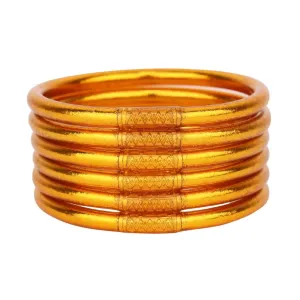 BuDhaGirl Spark All Weather Bangles® (AWB®) - Serenity Prayer - Set of 6