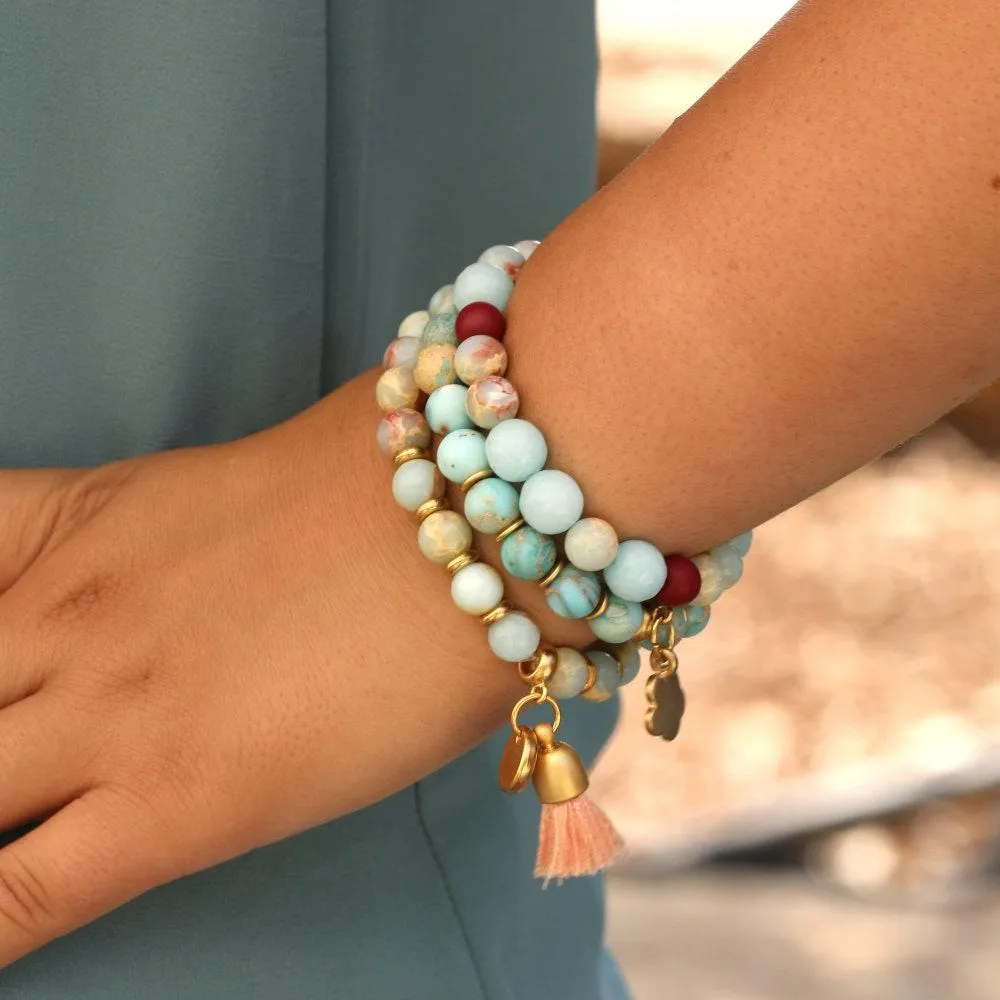 Charm Bracelets for Women,Bead Bracelets,Jade Bracelet,Gemstone Bracelets for Women,Stacking Bracelets,Tassel Bracelet,Handmade Bracelets
