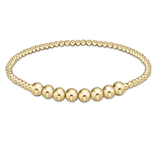 Classic Gold Beaded Bliss 2.5mm Bead Bracelet - 5mm - Gold