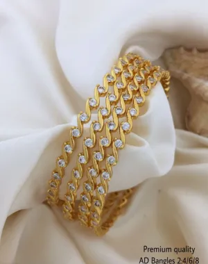 Classy AD Bangles  - SHJ1060