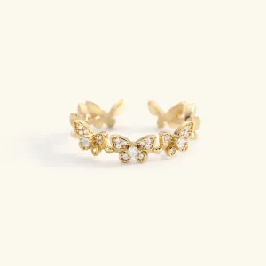Colleen Butterfly Gold Ring