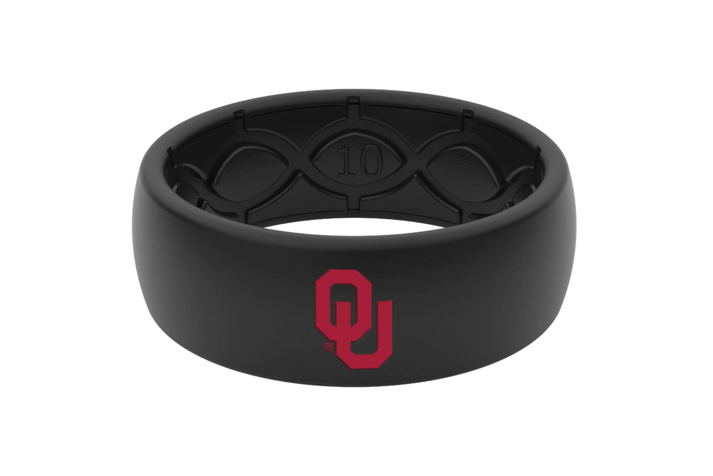 College Oklahoma Black & Color Ring