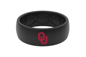 College Oklahoma Black & Color Ring