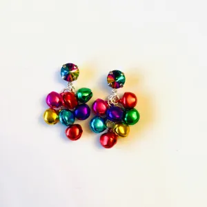 Colorful Bell Earrings in Electra