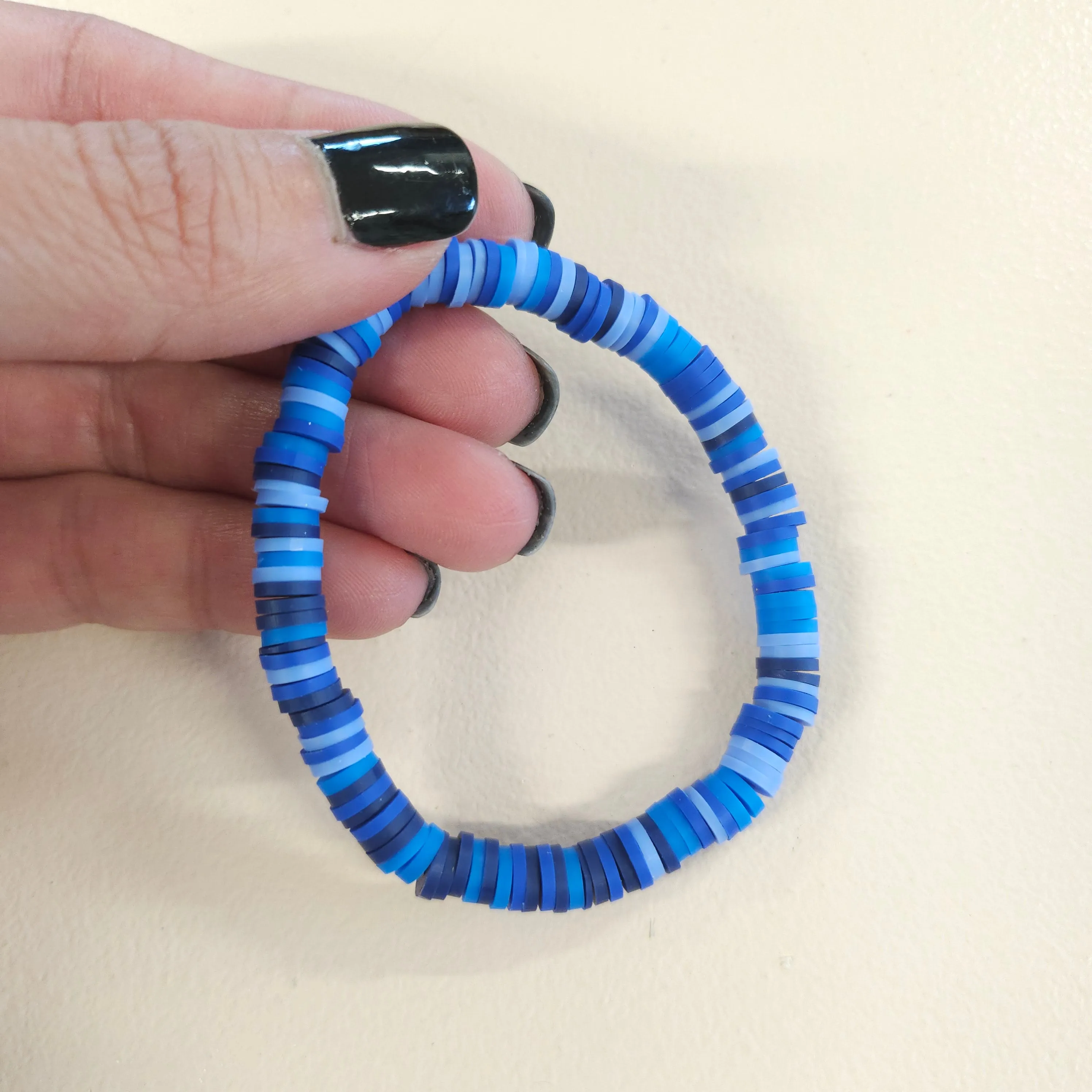 Colorful Clay Bead Bracelets