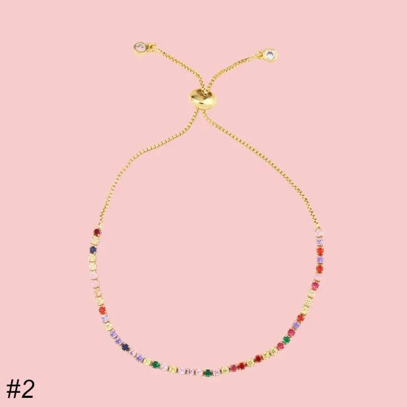 Colorful Crystal Bracelets