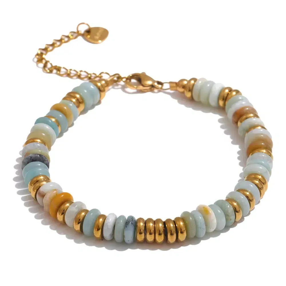 Colorful Stone Beads Bracelet