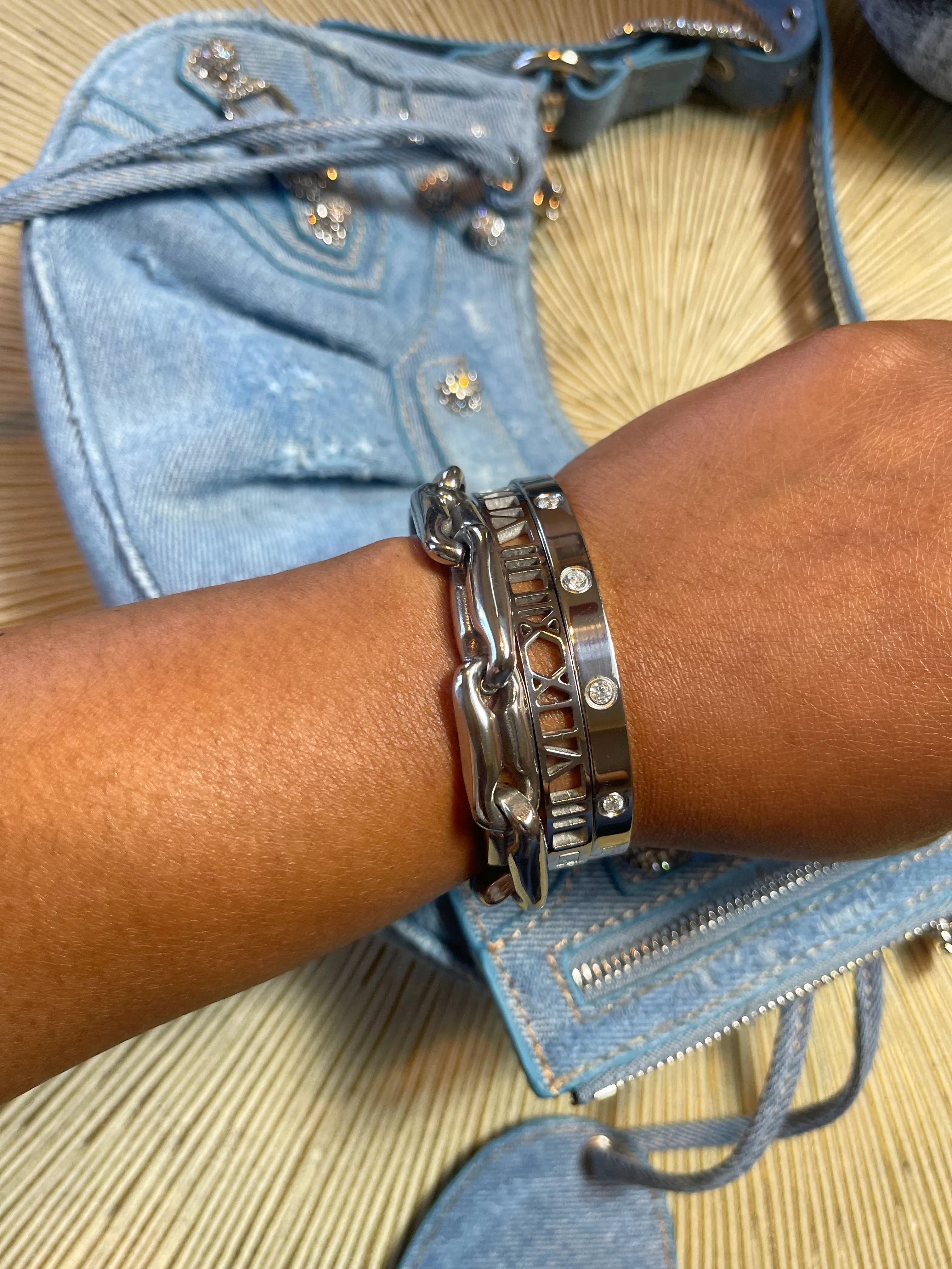 Count Down Silver Bracelet