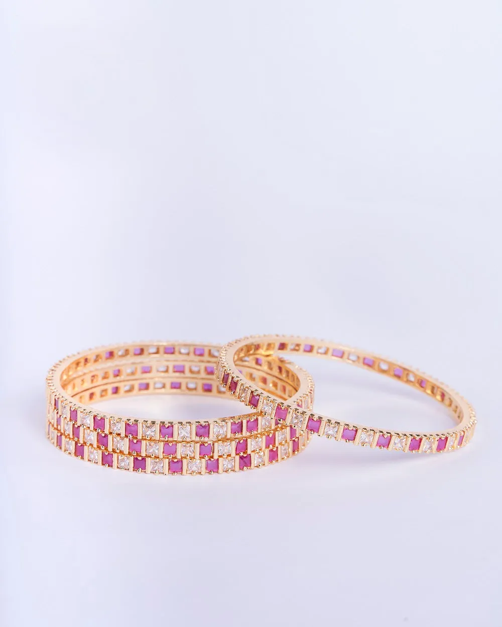 Crimson Desire Bangles (Pack of 4)