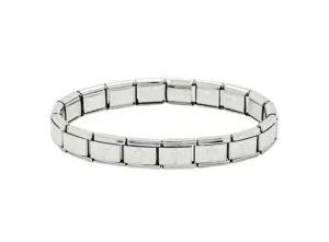 Cross Design Shiny 9mm Italian Charm Starter Bracelet