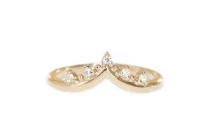 Crown Creste Diamond Ring