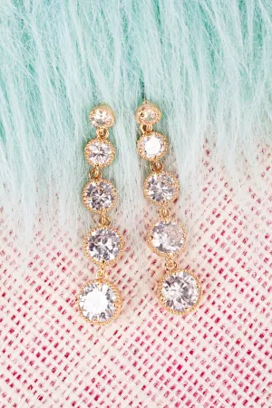 Crystal Avenue Lots To Love Cubic Zirconia Goldtone Earrings
