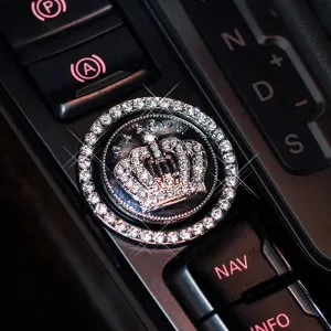 Crystal Bling Ring Crown Ring For Start Engine