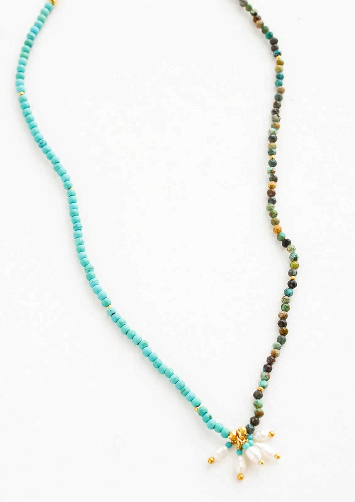 Demeter Turquoise Beaded Necklace