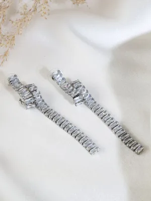 Diamond Cluster Sparkling Earrings